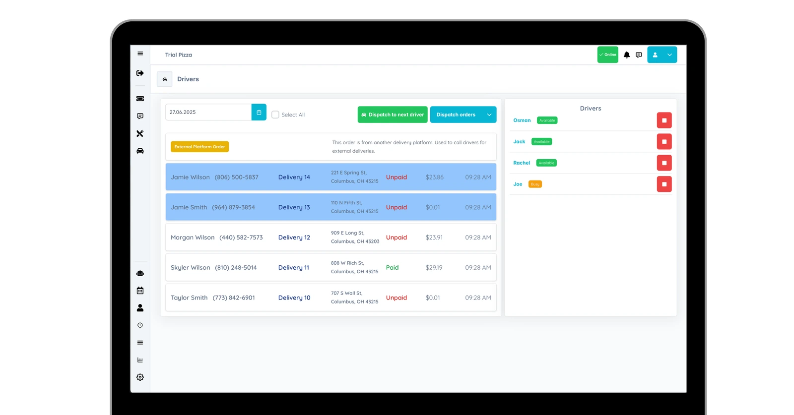 Driver Management System