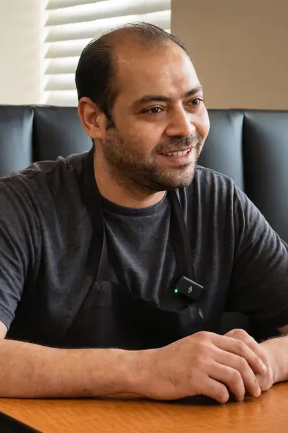 Mousa, Pizzeria Owner in Stoughton, Massachusetts, talking about AI Bunny