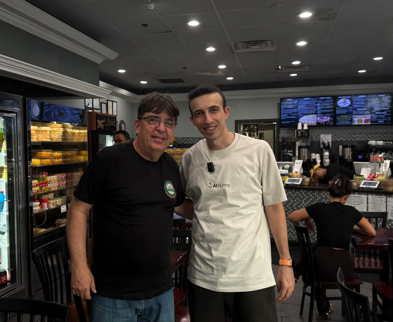Marcelo at their restaurant in Framingham, Massachusetts