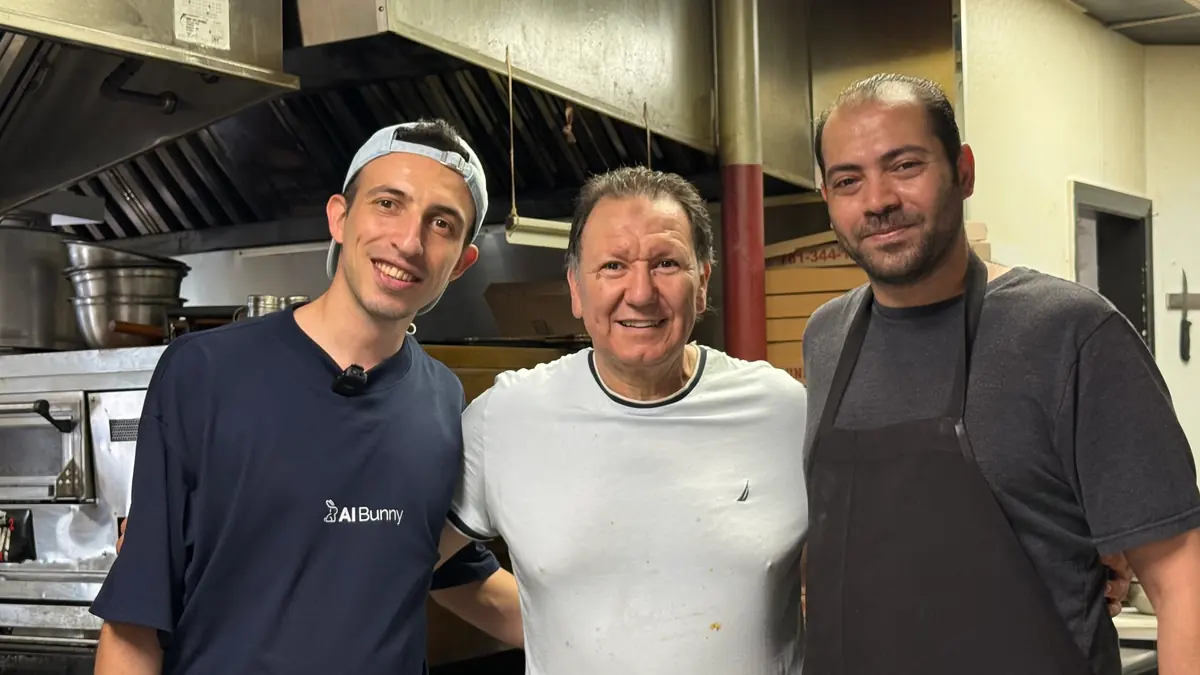 Mousa at their restaurant in Stoughton, Massachusetts